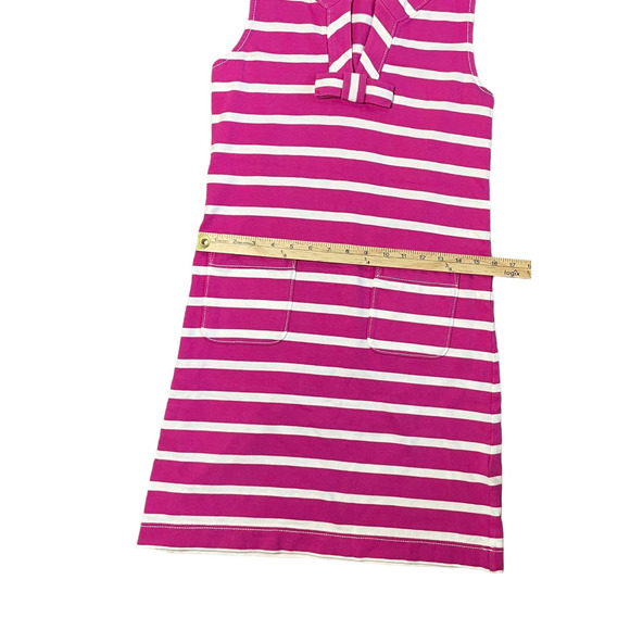 Kate Spade Dress Sm Tropez Rio Stripe Bow Nocked‎ Neck Shift Sleeveless Pockets - Picture 8 of 11